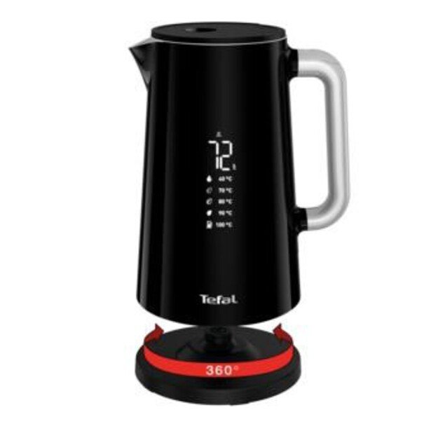 TEFAL Kettle | KO8518 | Electric | 1800 W | 1.7 L | Plastic | 360&deg; rotational base | Black