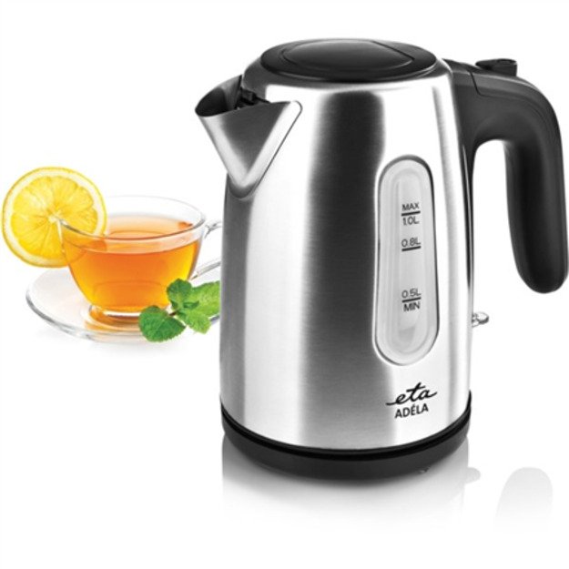 ETA Kettle | ETA160490000 AD&Eacute;LA | Electric | 1600 W | 1 L | Stainless Steel | 360&deg; rotational base | Stainless Steel