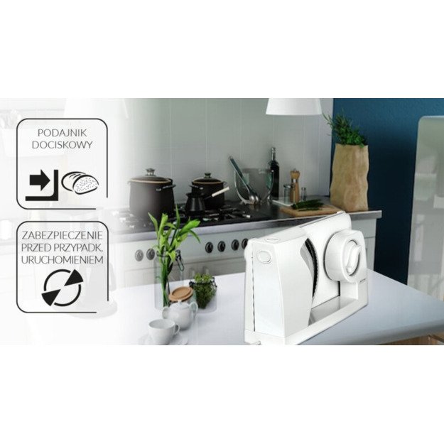 MPM MKR-05 slicer white, 150 W