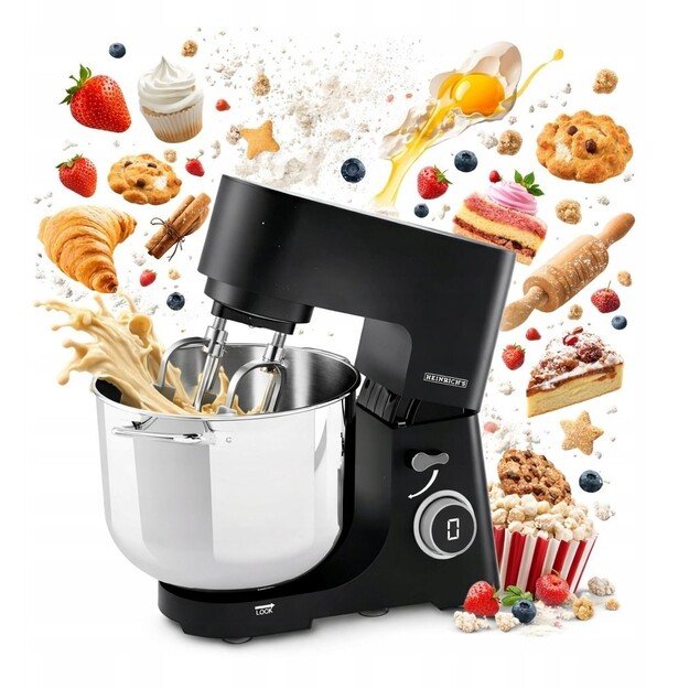 Food processor HKM 8150 SW black HEINRICH S 6
