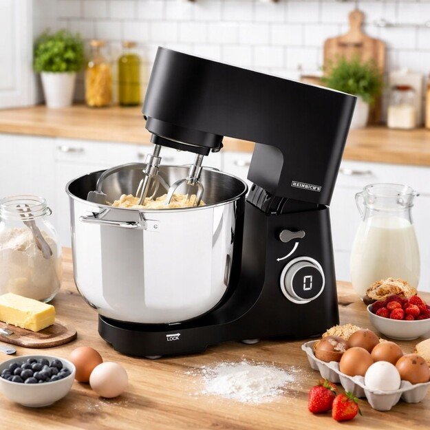 Food processor HKM 8150 SW black HEINRICH S 4