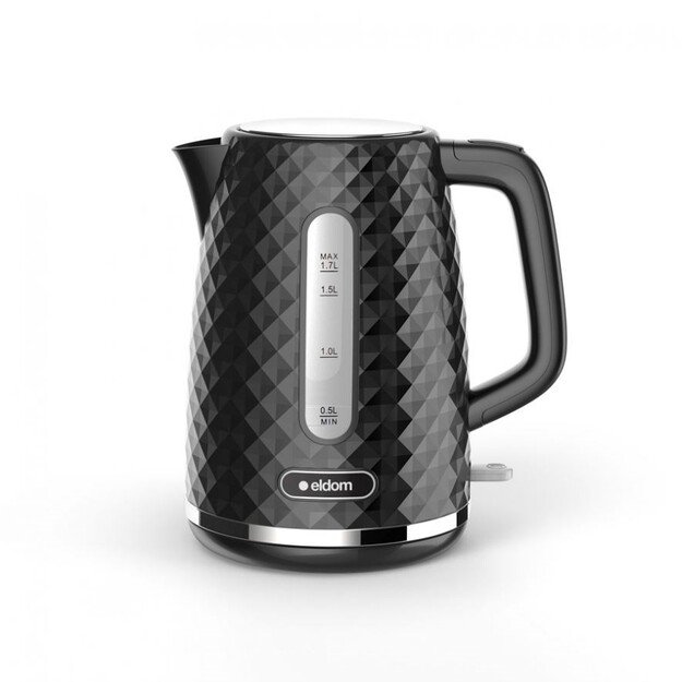 C280C ELDOM Kettle ELLI, capacity 1.7 l, power 2200 W, black, strix, black 7