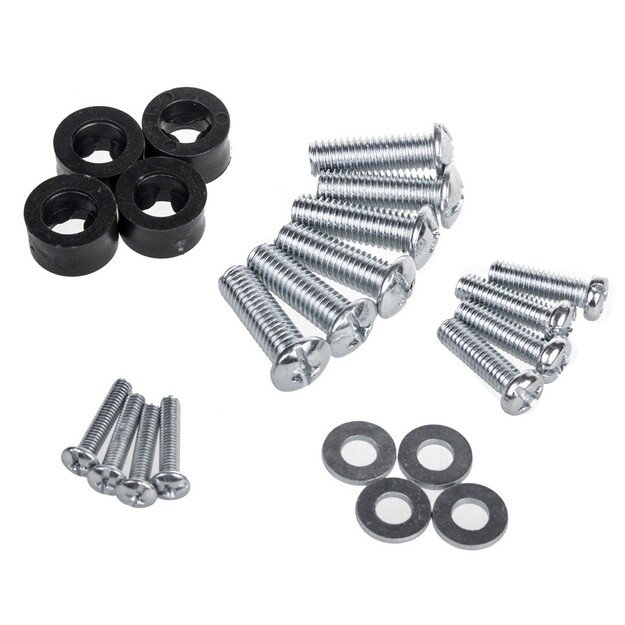 Maclean MC-450 Universal TV Stand for TV Cabinet max. 40kg, max. VESA 400x400 32-65  Tempered Glass Base 3-Level Height