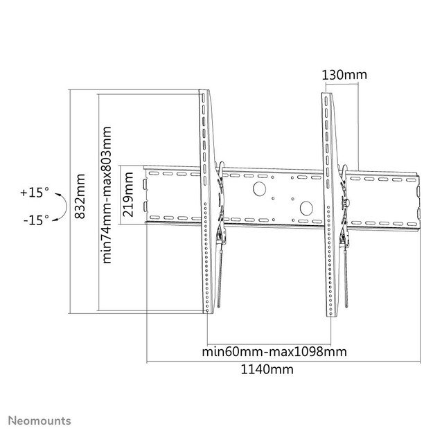 Neomounts tv wall mount