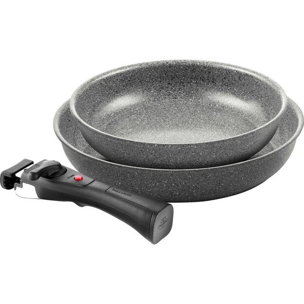 Set of 2 frying pans (24 + 28 cm) + saucepan 16 cm