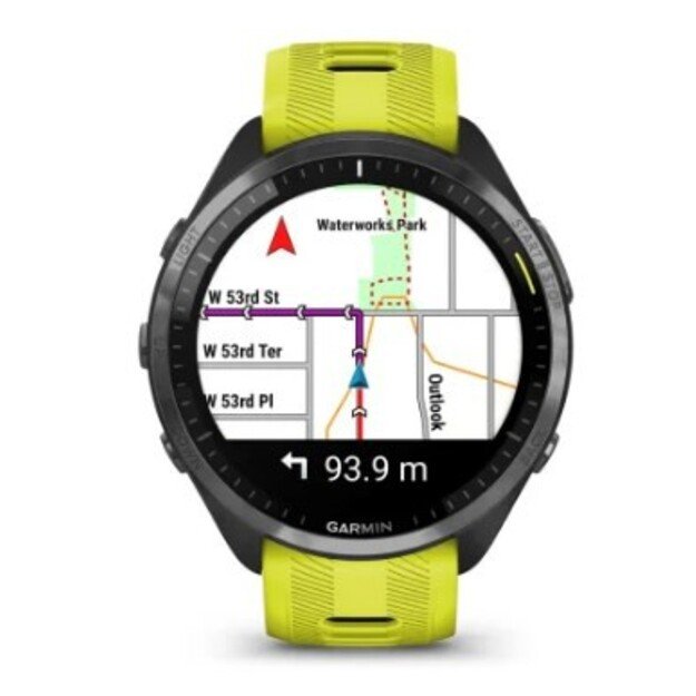 Garmin Forerunner 965 3.56 cm (1.4 ) AMOLED 47 mm Digital 454 x 454 pixels Touchscreen Yellow Wi-Fi GPS (satellite) 5