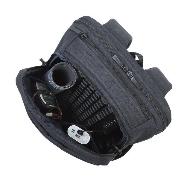 Rivacase 8365 notebook case 43.9 cm (17.3 ) Backpack Black 4