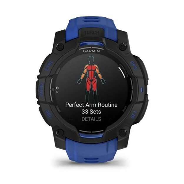 Garmin Instinct 3 3.05 cm (1.2 ) AMOLED 45 mm Digital 390 x 390 pixels Black GPS (satellite) 14