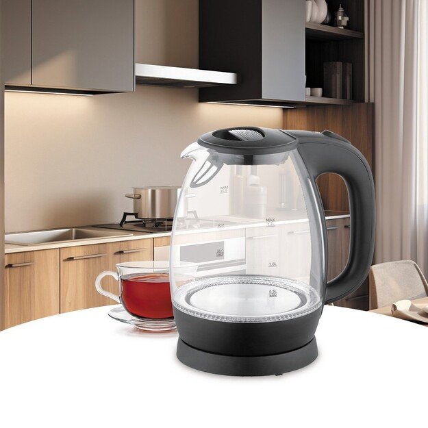 Electric kettle szklany 2200W MR-063-BLACK MAESTRO