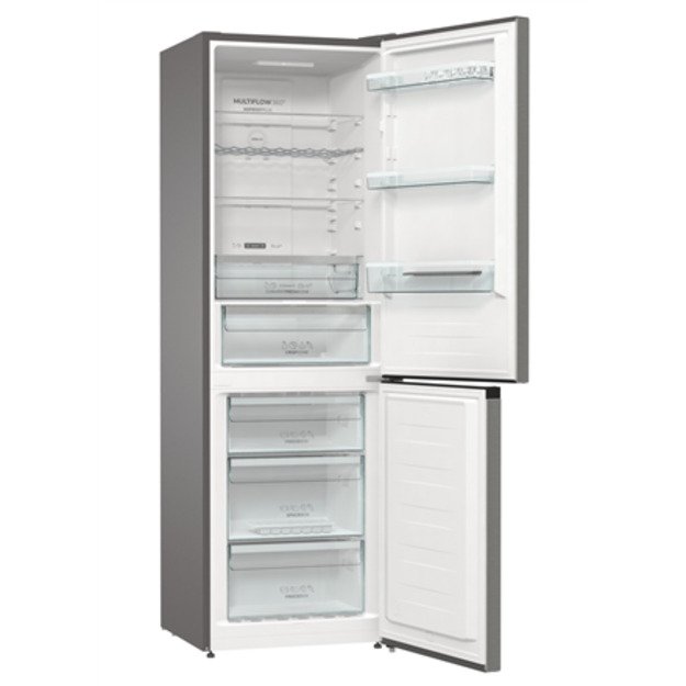Gorenje | Refrigerator | NRK6192AXL4 | Energy efficiency class E | Free standing | Combi | Height 185 cm | No Frost system | Fri
