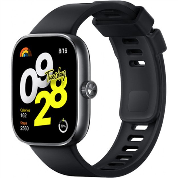 Redmi Watch 4 | Smart watch | GPS (satellite) | AMOLED | 1.97  | Waterproof | Obsidian Black