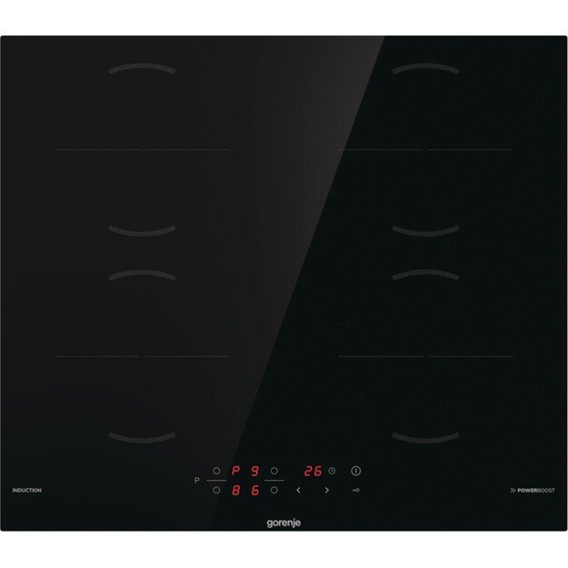 Gorenje GI6401BSCE Black Built-in 59 cm Zone induction hob 4 zone(s)