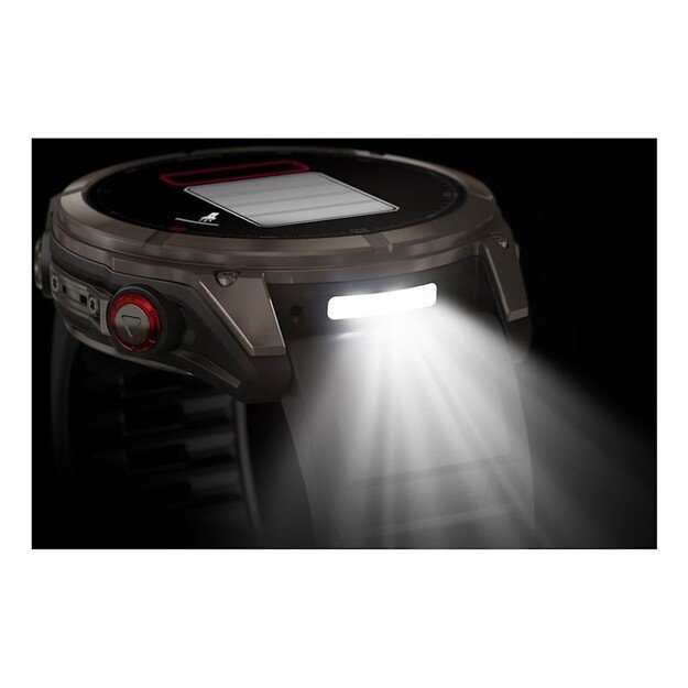 Garmin fēnix 8 Pro 3.56 cm (1.4 ) AMOLED 51 mm Digital 454 x 454 pixels Touchscreen Graphite, Titanium Wi-Fi GPS (satellite)