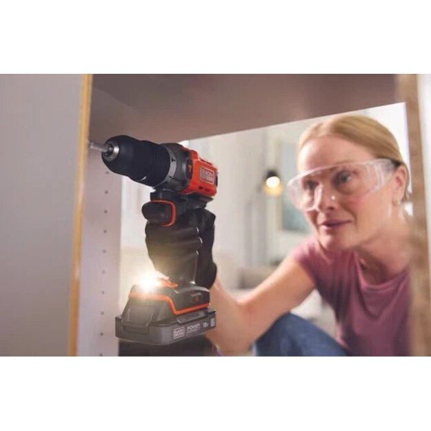 Drill-screwdriver 18V BCD383D2TA BLACK+DECKER 2