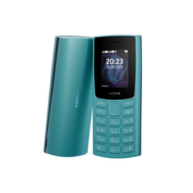 Nokia 105 4G (2023) (Cyan) DS 1.8  TFT LCD 120x160/48MB/128MB RAM/GSM/LTE | Nokia