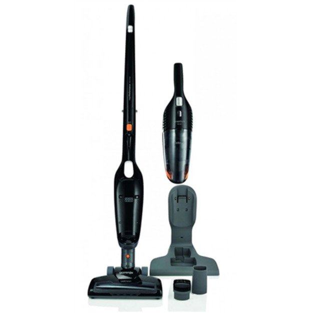 Gorenje | Vacuum cleaner | SVC144FBK | Handstick 2in1 | Handstick | - W | 14.4 V | Operating time (max) 38 min | Black | Warrant