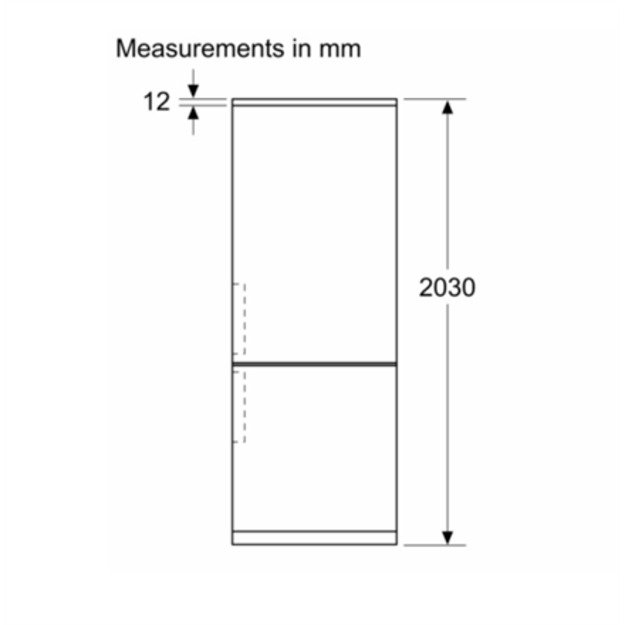 Bosch | Refrigerator | KGN392WDF Series 4 | Energy efficiency class D | Free standing | Combi | Height 203 cm | No Frost system