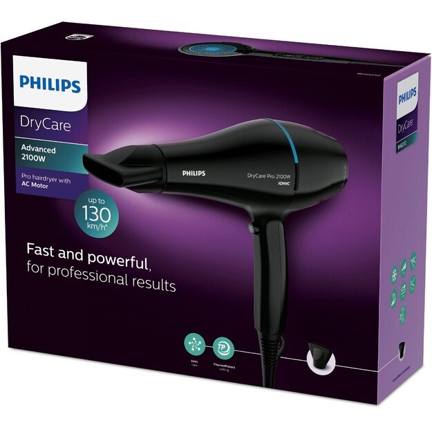 Philips DryCare BHD272/00 hair dryer 2100 W Black