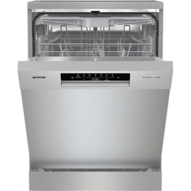 Dishwasher | GS643E90X | Free standing | Width 59.9 cm | Number of place settings 16 | Number of programs 6 | Energy efficiency