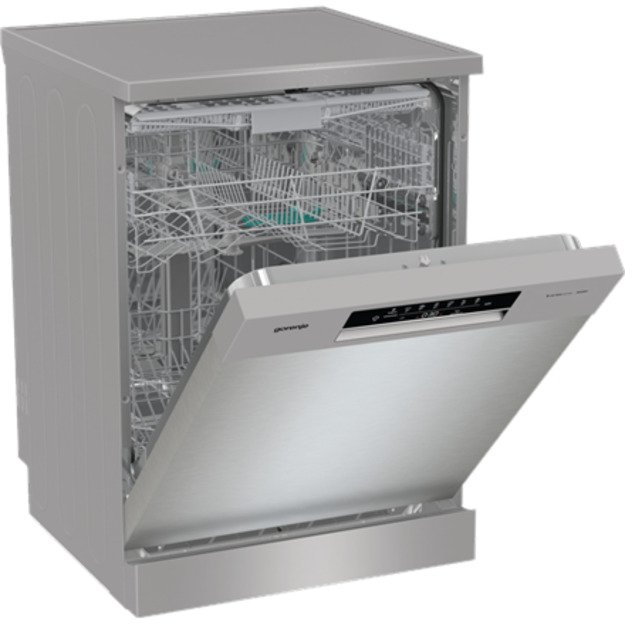 Dishwasher | GS643E90X | Free standing | Width 59.9 cm | Number of place settings 16 | Number of programs 6 | Energy efficiency