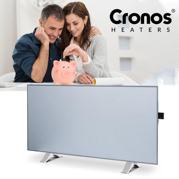 Šildytuvas Cronos Synthelith PRO CRP-770TWP 770W Full pilkas,  wi-fi, pultas