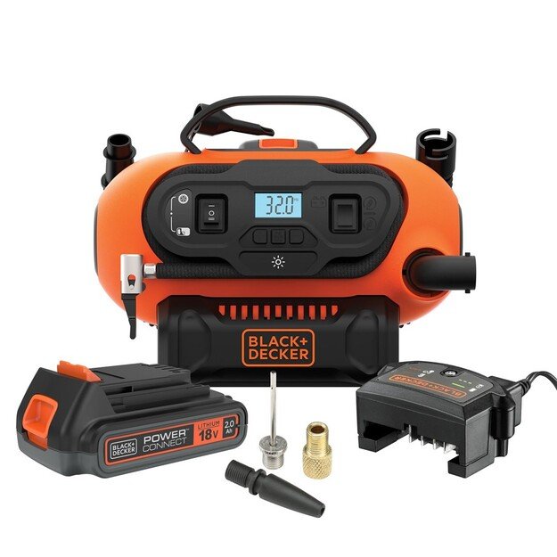 Black and Decker BDCINF18N-QS air compressor 160 l/min AC/Cigar lighter