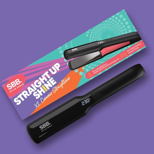 SBB. SBST-2000-EU Straight Up Shine XL Ceramic Straightener