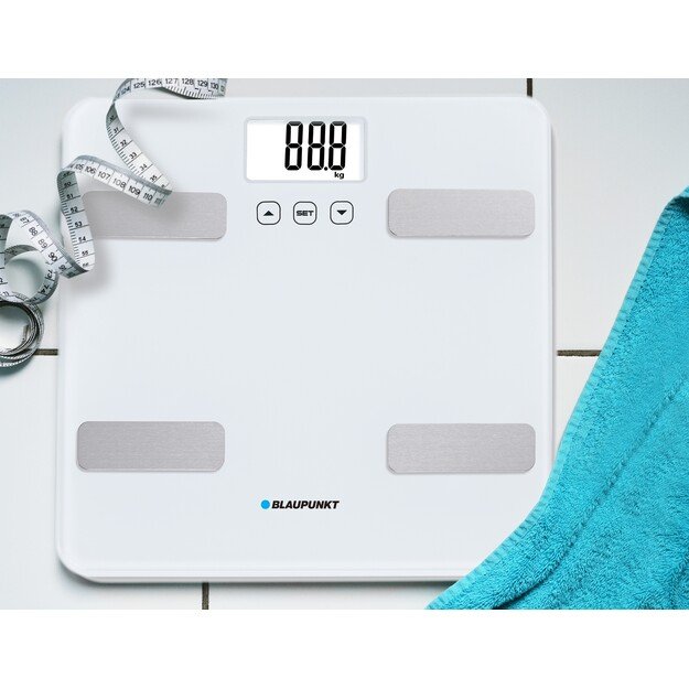 Blaupunkt BSM501 Square White Electronic personal scale