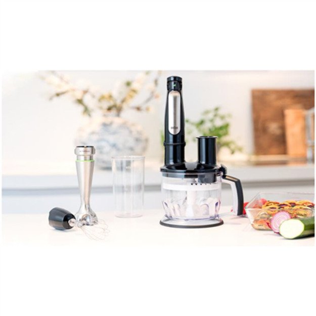 Braun | Hand Blender | MQ7075 | Hand Blender | 1000 W | Number of speeds 1 | Turbo mode | Chopper | Black