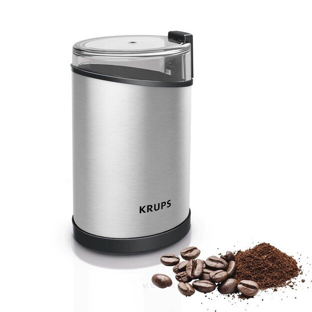 Krups GX204D10 coffee grinder 200 W Silver