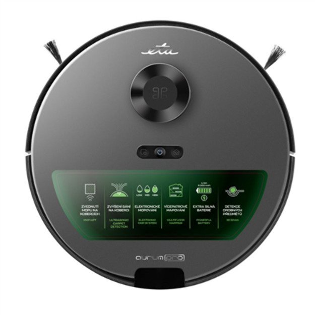 ETA | Robot Vacuum Cleaner | Aurum PRO ETA624190000 | Wet&Dry | Operating time (max) 240 min | Li-ion | 5200 mAh | Dust capacity