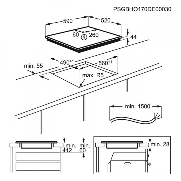 ELECTROLUX EIV63440BW