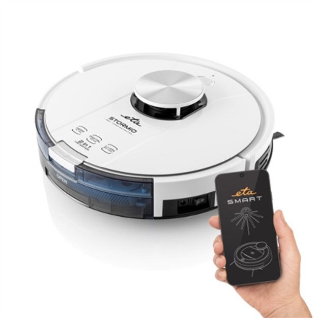 ETA | Vacuum Cleaner Robot | ETA423790000 Stormio | Wet&Dry | Operating time (max) 120 min | Li-Ion | 2400 mAh | Dust capacity 0