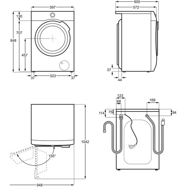 ELECTROLUX EW7F348AW