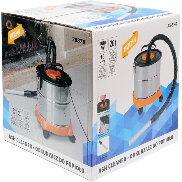 Pelenų siurblys 800W/20 L 78870 TOYA