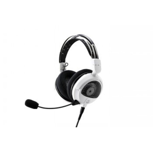 AUDIO-TECHNICA HIGH-FIDELITY OPEN-BACK GAMING HEADSET ATH-GDL3WH, WHITE