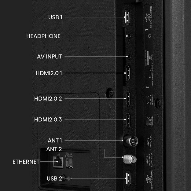 TelevizoriusHisense 55A7KQ