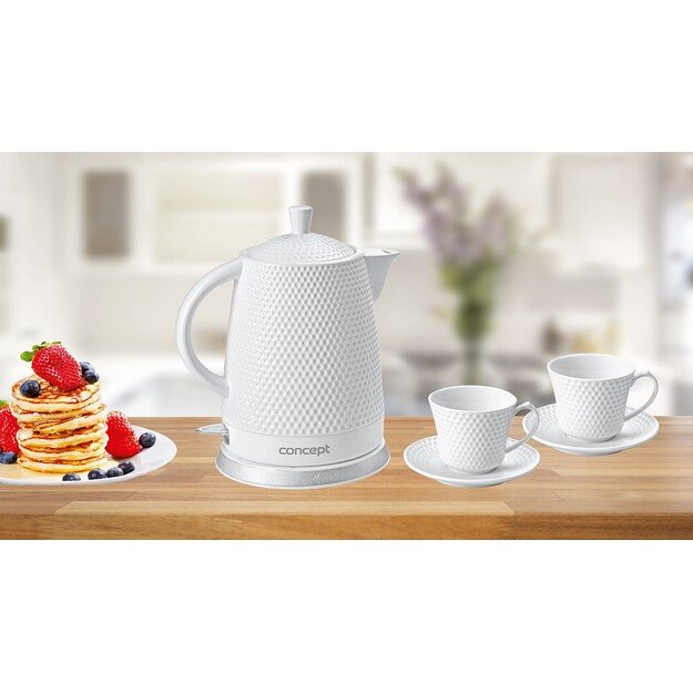 Concept RK0040 electric kettle 1.5 L 1500 W White