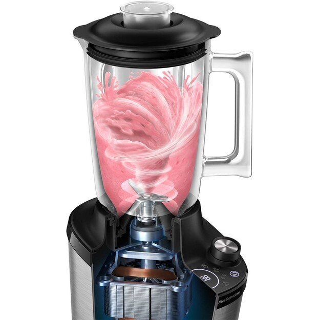 Blender | HR3760/00 | Tabletop | 1500 W | Jar material Glass | Jar capacity 1.8 L | Ice crushing | Stainless Steel/Black