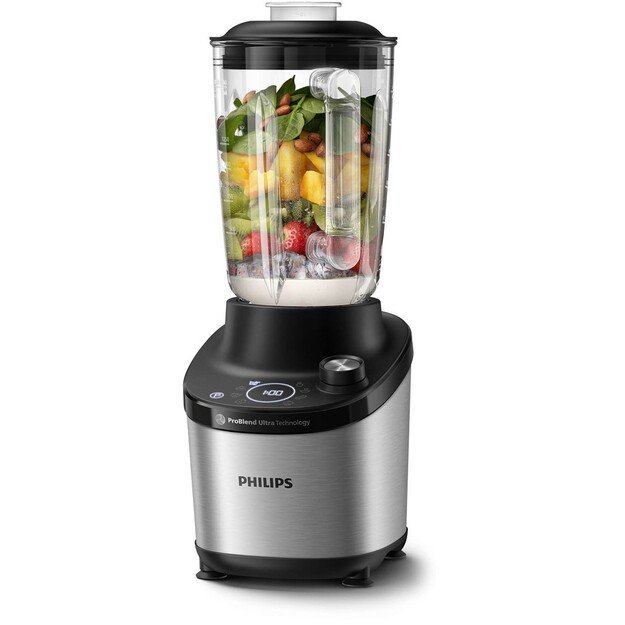 Blender | HR3760/00 | Tabletop | 1500 W | Jar material Glass | Jar capacity 1.8 L | Ice crushing | Stainless Steel/Black