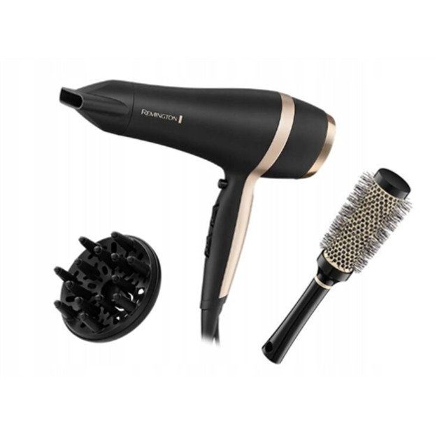 Remington Salon Smooth Hair Dryer Gift Set | D6940GP | 2100 W | Number of temperature settings 3 | Ionic function | Diffuser noz