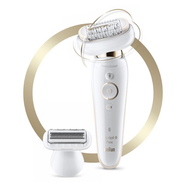 Braun Silk-épil 9 9002 epilator 40 tweezers White,