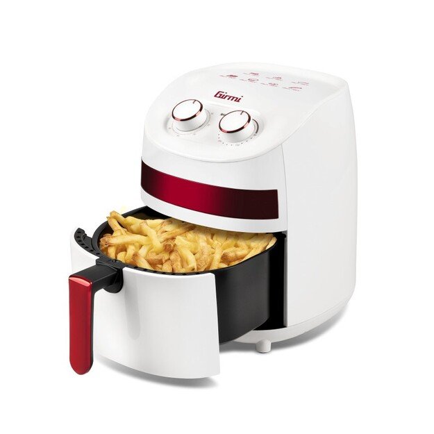 Girmi FG93 Single 3.2 L Stand-alone 1000 W Hot air fryer White