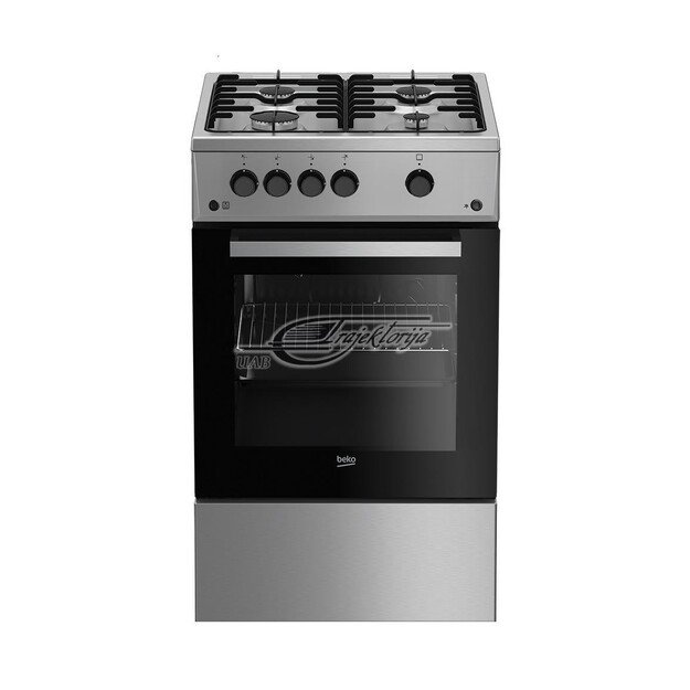 Kitchen Beko FSG52020FX (Gas cooktop, Gas, 500mm)