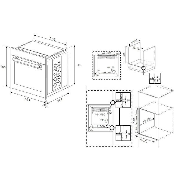 Orkaitė BEKO BBIE123001BD