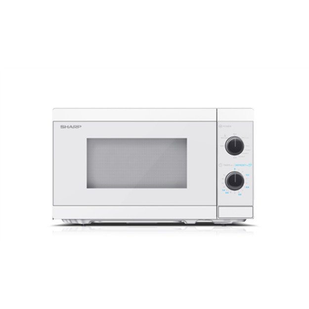 Sharp | Microwave Oven with Grill | YC-MG01E-C | Free standing | 800 W | Grill | White