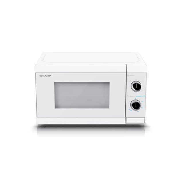 Sharp | Microwave Oven with Grill | YC-MG01E-C | Free standing | 800 W | Grill | White