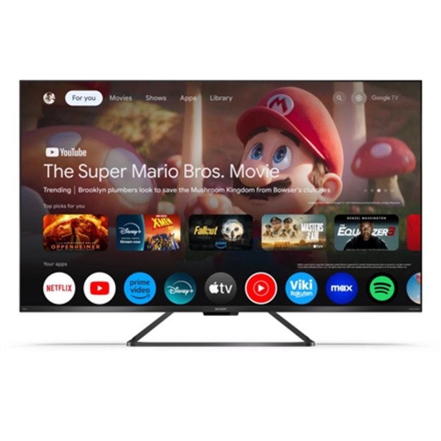 Sharp 50GR8265E | 50  | Smart TV | Google TV | 4K Ultra HD