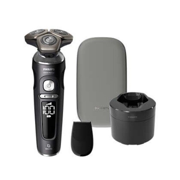 Philips Shaver S9000 Prestige SP9840/32 men s shaver Rotation shaver Trimmer Grey