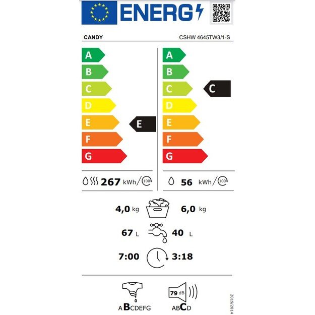 CANDY CSHW 4645TW3/1-S